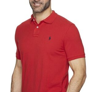 Ralph Lauren Men's Classic Red Polo Shirt